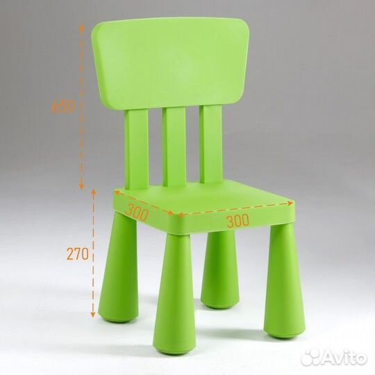 Стульчик Маммут, столик лакк, ковер и др. Икеа