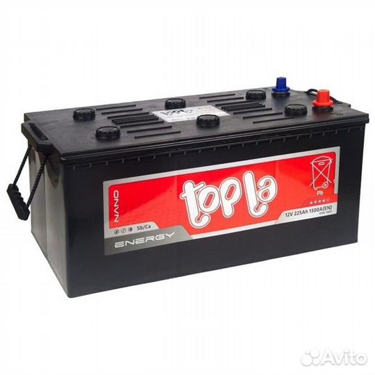Аккумулятор грузовой 225 Ач topla energy