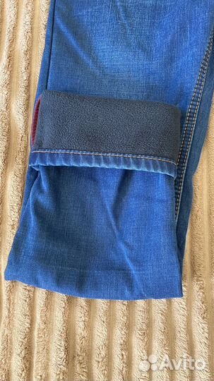 Джинсы утепленные 134