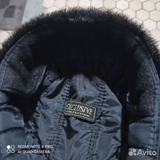 Меховая мужская кепка