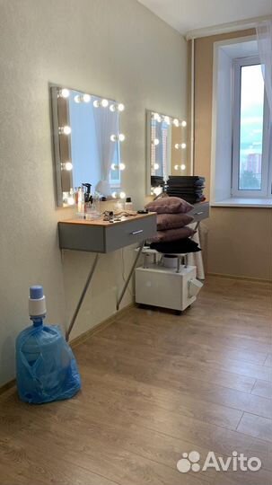 Гримерное зеркало с подсветкой, с лампочками