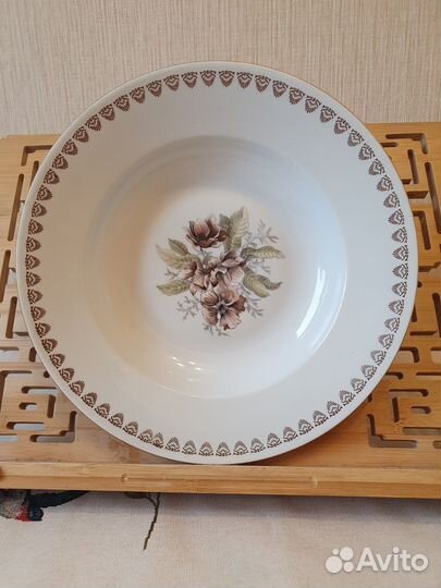 Тарелки фарфоровые глубокие 6 шт