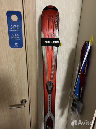Горные лыжи atomic d2-9 180см с крепами