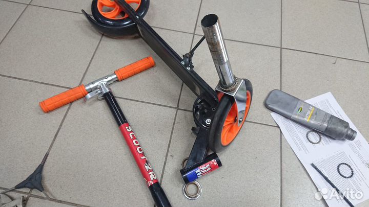 Самокат рулевой подшипник ремонт