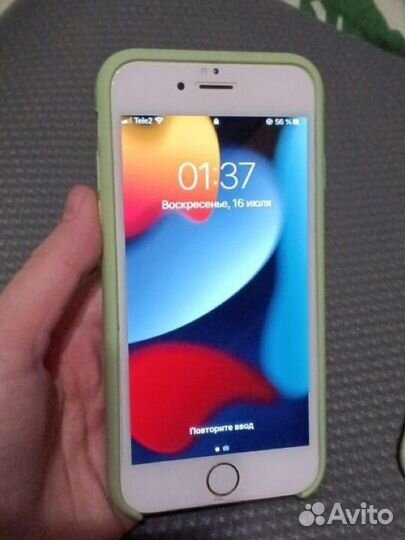 Телефон iPhone 6s акб-100 чехлы в подарок