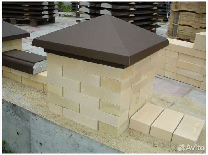 Колпак керамический на столб