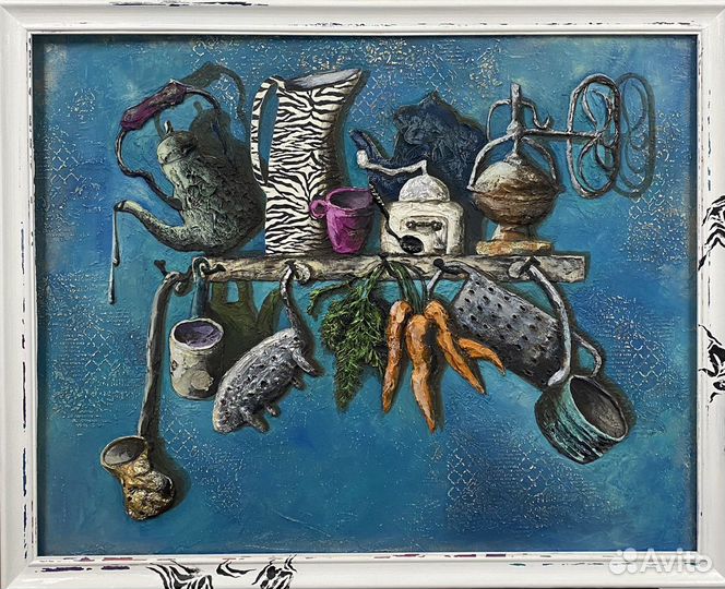 Фактурная картина для кухни, столовой