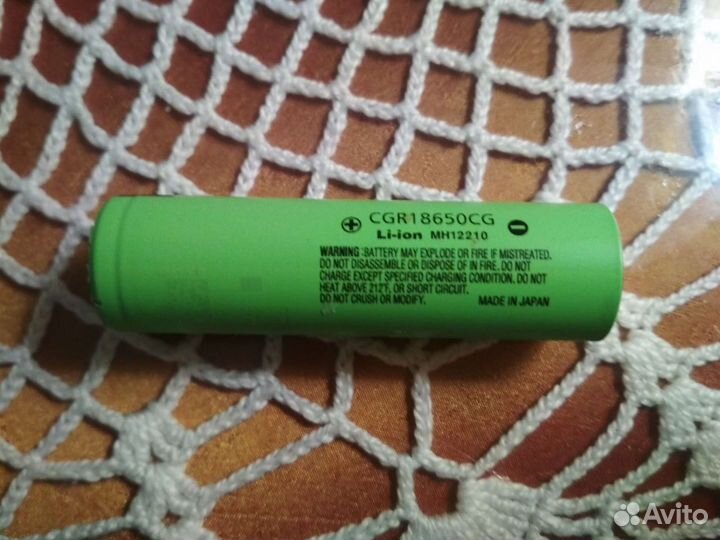 Аккумулятор Panasonic CGR 18650CG