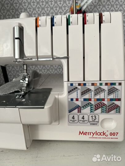 Коверлок Merrylock 007