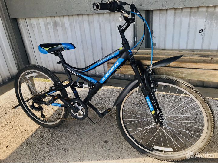 Велосипед горный 24 колеса lider