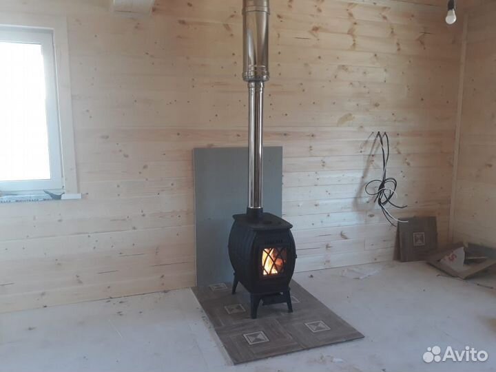 Каминная печь Бахта антрацит 2020
