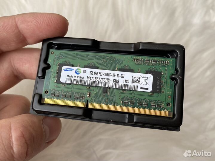 Оперативная память для ноутбука. Sodimm ddr3 2gb