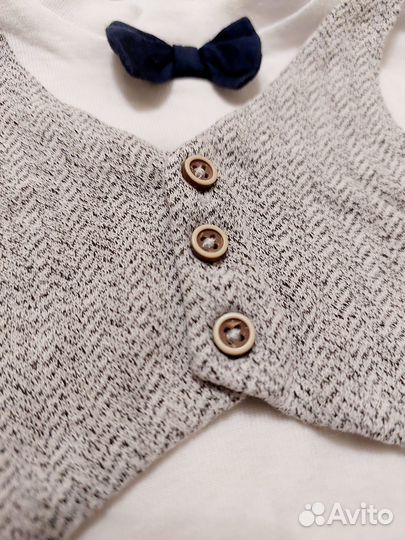 Боди для мальчика нарядное hm 56