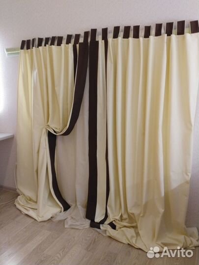 Комплект штор на петлях