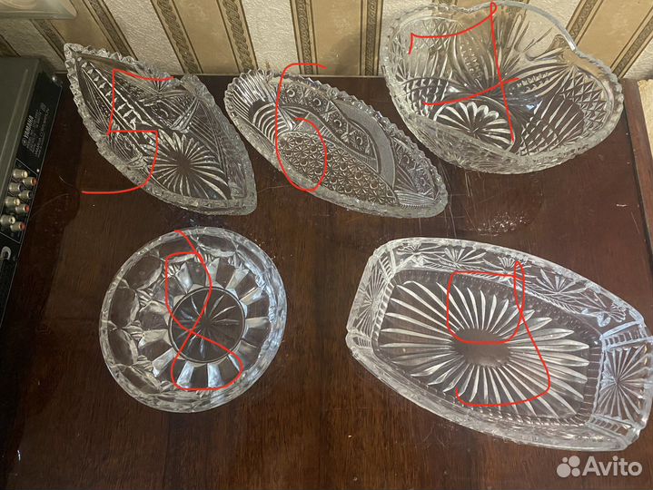 Хрустальная посуда СССР
