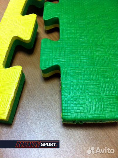 Будо-маты желто-зеленые 20 мм