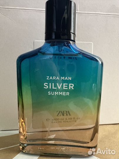 Zara мужской парфюм Silver Summer 100 мл