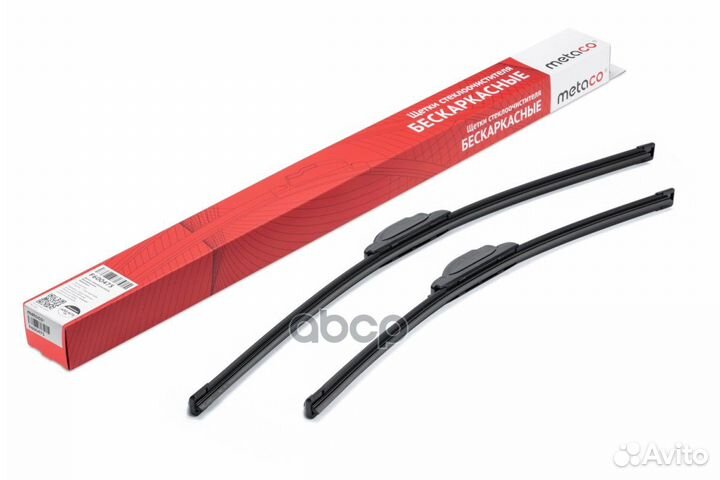 Щетки стеклоочистителя бескаркасные 600мм/475мм