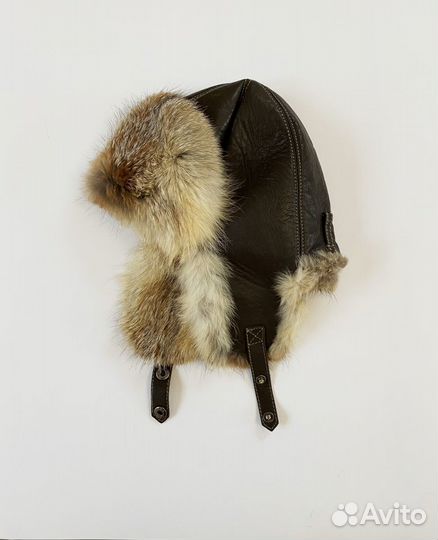 Шапка детская Нахаленок нат кожа мех лисы 50-54р