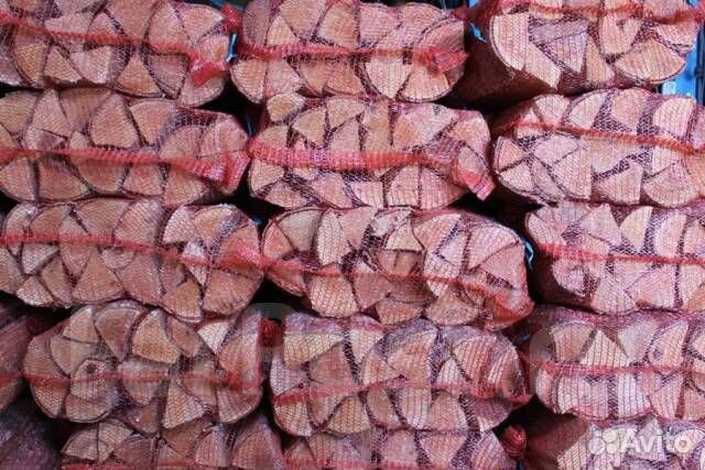Сухие берёзовые дрова для мангала в мешках