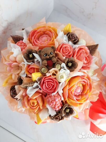 Букет из шоколадных цветов