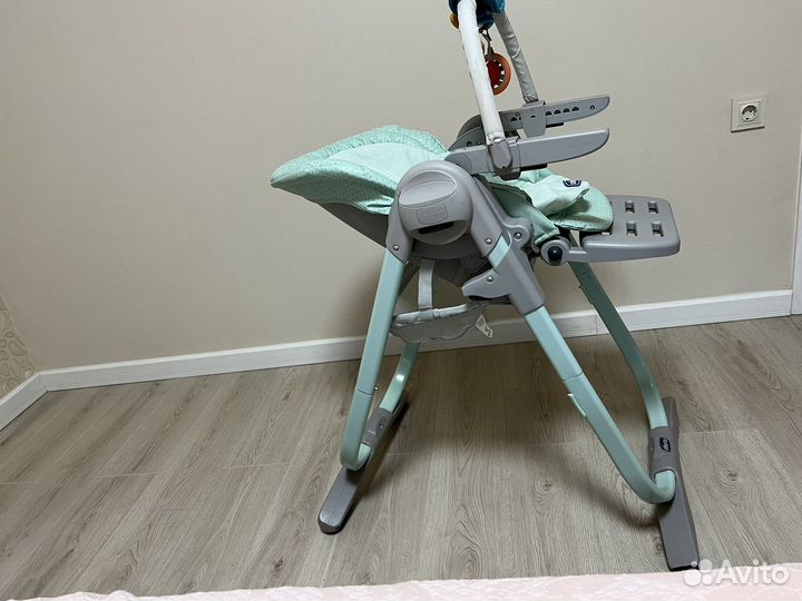 Стульчик для кормления chicco polly magic