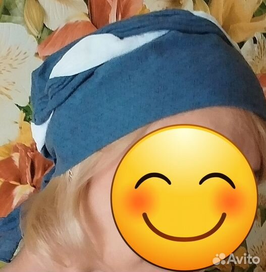 Шапка платок