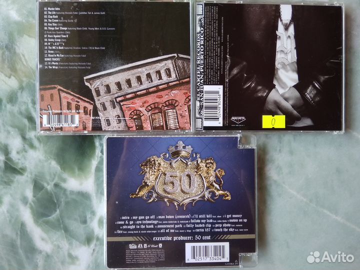 Фирменные CD, 50 Cent's, Ja Rule, Daddy Yankee
