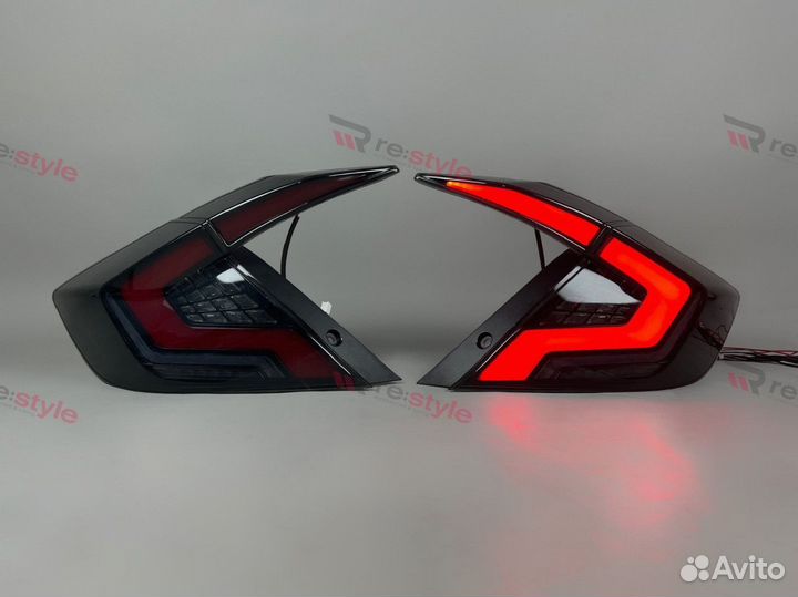 Стопы Honda Civic 17-21г Дымчатые Тюнинг