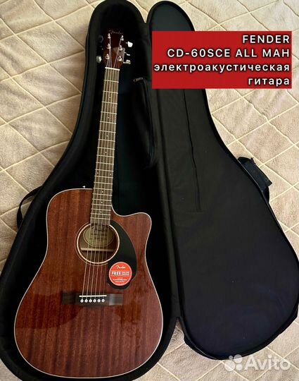 Электроаккустическая Гитара fender