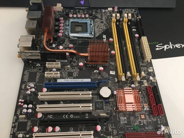 Mатеринская плата asus p5k-e wifi ap