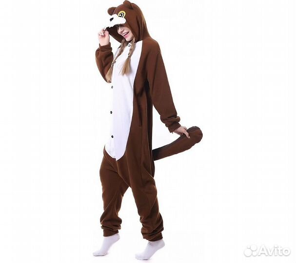 Кигуруми Funfur Fleece Белка XL