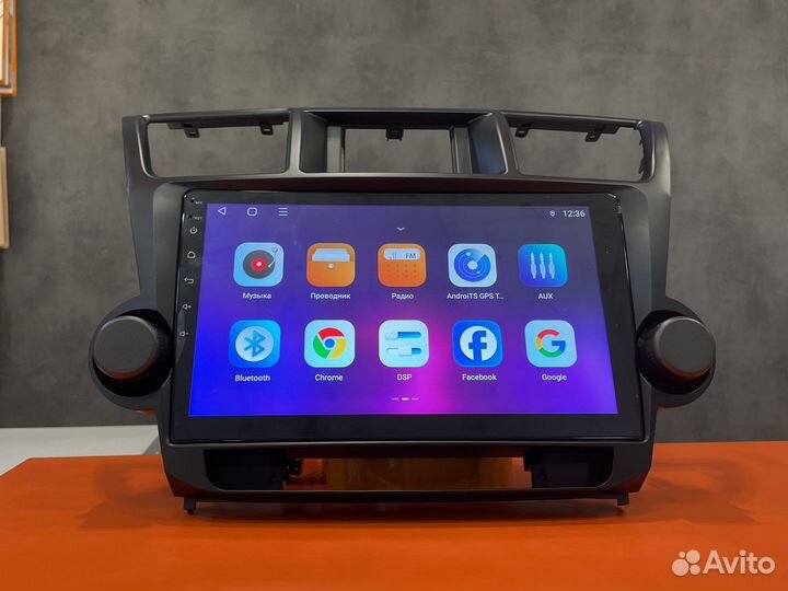 Магнитола для Toyota Highlander 08-13