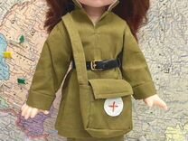 Кукла Катюша в военной форме 45см озвуч