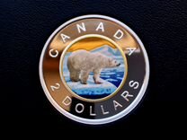 Канада 2 доллара 2018 Proof серебро 999 редкие