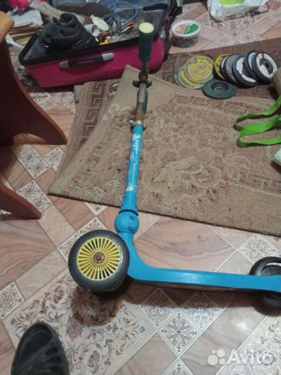 Самокат детский трехколесный бу рабочий