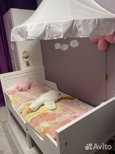 Детская кровать IKEA раздвижная