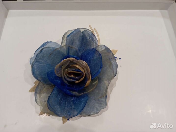 Цветы из ткани ручной работы