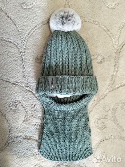 Шапка зимняя для девочки 1-2 года
