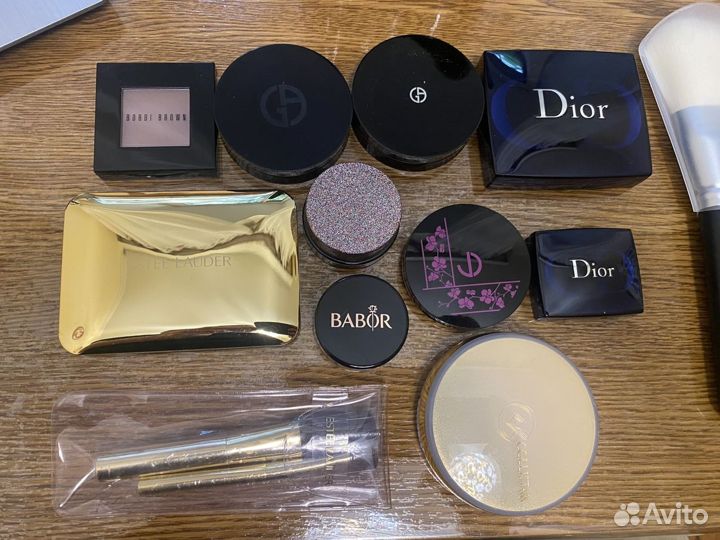 Тени Dior, Mac, bobbi brown,Armani