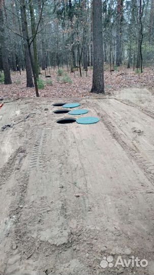 Септик из бетона колец под ключ