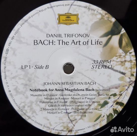 Daniil Trifonov - Bach: The Art Of Life 3LP