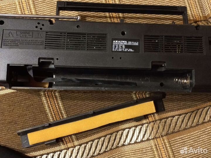 Кассетная магнитола времен СССР akaiwa
