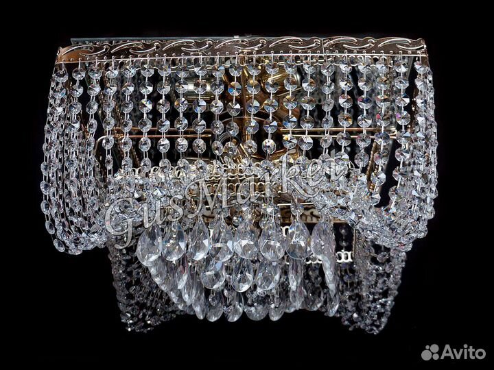 Люстра хрустальная потолочная 