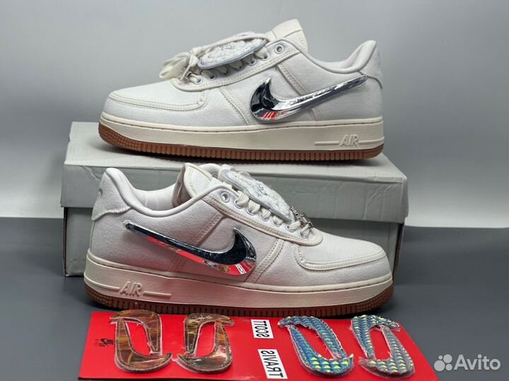 Кроссовки Nike Air Force 1 Low Travis Scott Sail