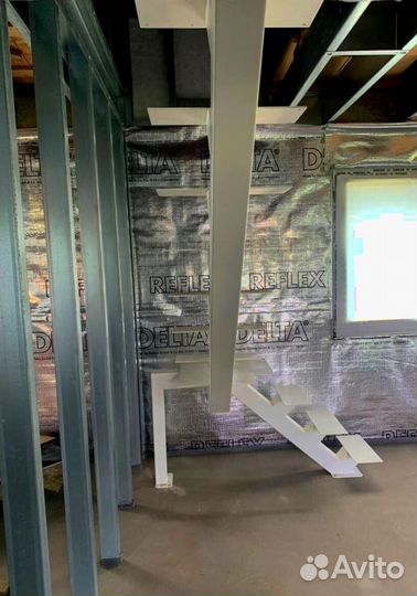 Металлические каркасы для лестниц