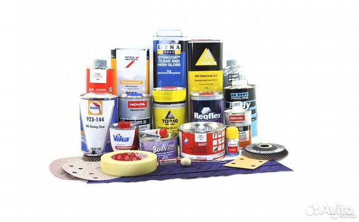 Материалы для покраски авто