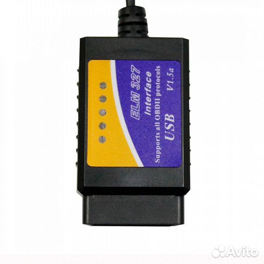 Автосканер на Пк USB OBD ELM327 v1.5