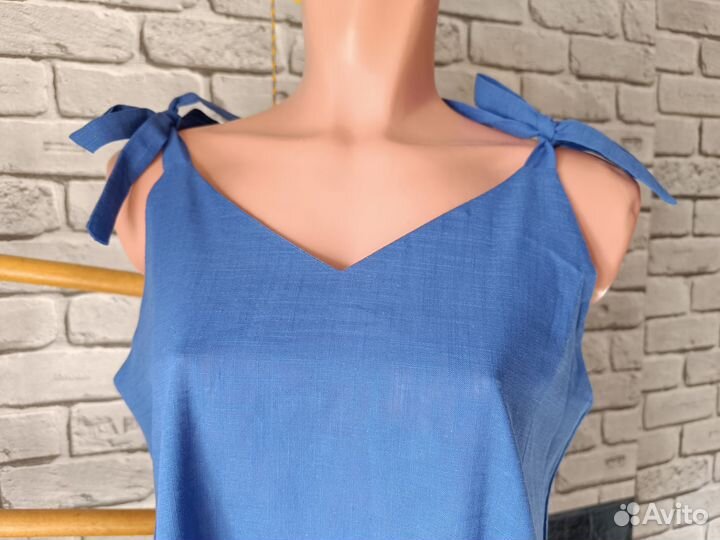 Новое Платье лён 44-46 размер