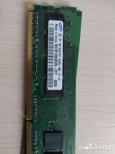 Оперативная память DDR и DDR2